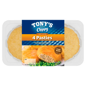 Tony's Chippy Crispy Batter 4 Pasties 400g
