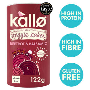 Kallo Beetroot & Balsamic Veggie Cakes