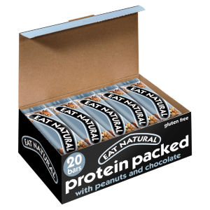 Crunchy Nut Bars Protein Packed with Peanuts and Chocolate 20 x 45g