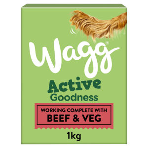 Active Goodness Vat Free Complete Rich in Beef & Veg Dry Dog Food 1kg
