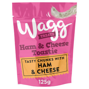 Wagg Dog Ham And Cheese Toastie Treats 125G