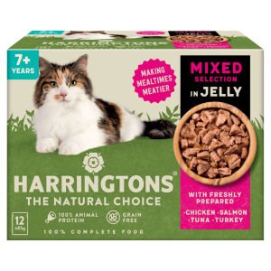 Senior Wet Cat Food Pouches Mixed in Jelly 12x85g