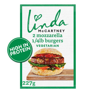 Linda Mccartney 2 Mozzarella Burgers 227G
