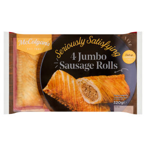 4 Jumbo Sausage Rolls 320g