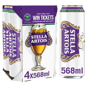Stella Artois Premium Lager 4 X 568Ml