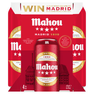 Mahou Beer Cans