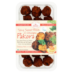 Vegetarian Delicatesssen Spicy Sweet Potato & Chickpea Pakora 200g