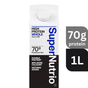 SuperNutrio High Protein Fresh Whole Milk 1l