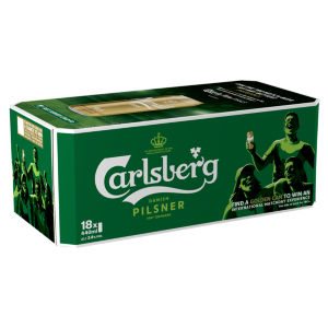 Carlsberg Danish Pilsner Lager Beer 18 x 440ml
