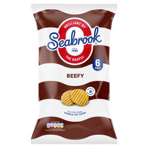 Seabrook Cheese & Onion Flavour The Original Crinkle Cut Crisp 6 x 25g