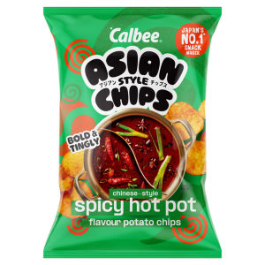 Chinese-Style Spicy Hot Pot Flavour Potato Chips 130g