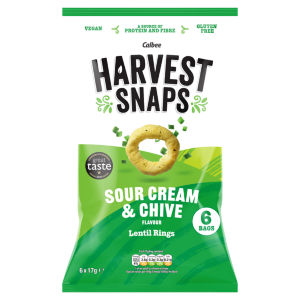 Tangy Sour Cream & Chive Lentil Rings 6 x 17g