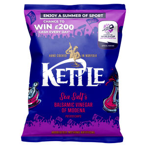 Kettle Sea Salt & Balsamic Vinegar Potato Chips 130G