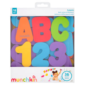 36 Learn Letters & Numbers Bath Toy 18m+