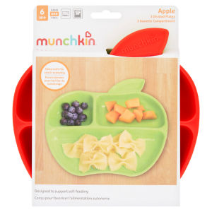 3 Apple Divided Plates 6m+