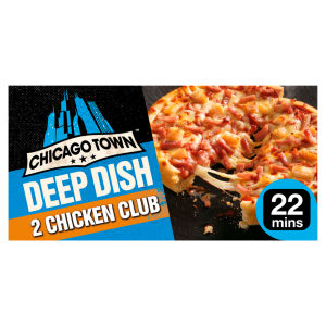 Chicago Town 2 Deep Dish Four Cheese Pizzas 310g