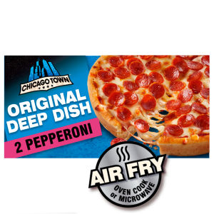 Chicago Town Deep Dish Pepperoni Pizzas 2 X 155G