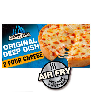 Chicago Town Deep Dish Four Cheese Pizzas 2 X 148G