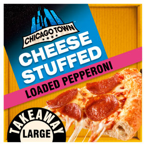 Chicago Town Cheesy Stuffed Crust Pepperoni Pizza 640G