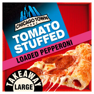 Chicago Town Stuffed Crust Takeaway Loaded Pepperoni Pizza 645g