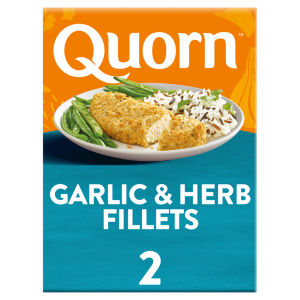 Quorn Garlic & Herb Fillets 2 Pack 200g