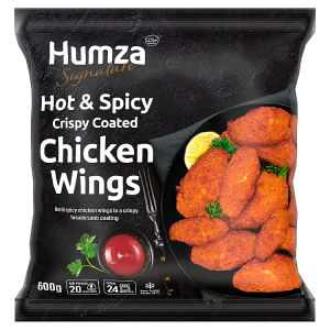 Humza Signature Hot & Spicy Chicken Wings 600g