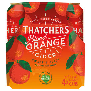Thatchers Blood Orange Cider Cans 4x440ml