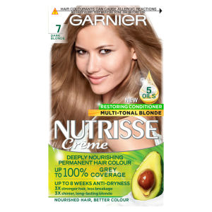 Garnier Nutrisse Creme Permanent Hair Colour - 7 Dark Blonde