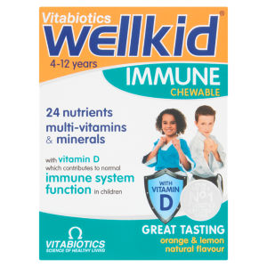 Wellkid Immune 4-12 Years Chewable Supplement 30 Tablets