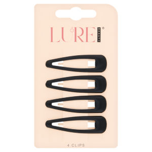4 Snap Clips Black