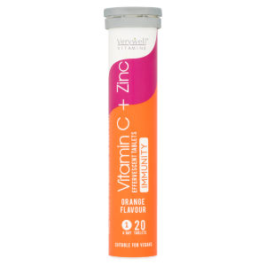 Vitamins Orange Flavour Vitamin C & Zinc 20 Effervescent Tablets