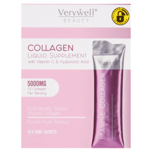 Beauty Collagen Liquid Supplement with Vitamin C & Hyaluronic Acid 14 x 30ml