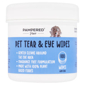 100 Pet Tear & Eye Wipes