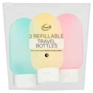 3 Refillable Travel Bottles