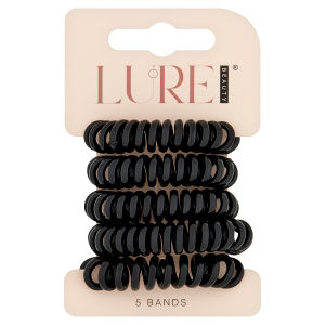 Lure Beauty Hoops Black 5pk