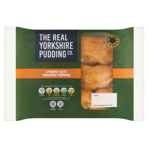 6 Proper Tasty Yorkshire Puddings 228g