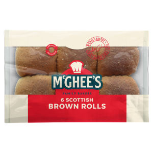 6 Scottish Brown Rolls