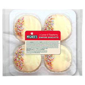 Lemon & Raspberry Empire Biscuits