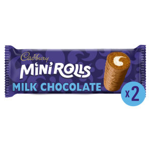Milk Chocolate Mini Rolls Cakes 2 Pack