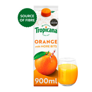 Tropicana Original Orange with Bits Fruit Juice 900ml