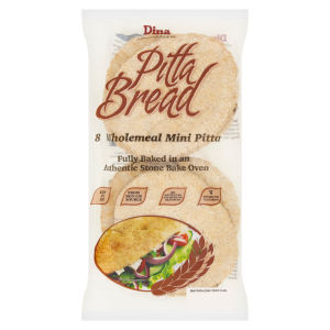 8 Wholemeal Mini Pitta Bread