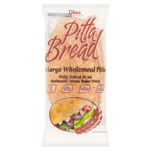 6 Large Wholemeal Pitta Bread
