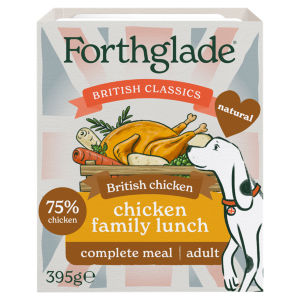 Chicken Family Lunch Complete Grain Free Meal for Adult Dogs 395g