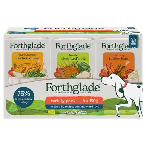 Forthglade Natural Grain-Free Wet Dog Food Variety Pack Lamb & Turkey