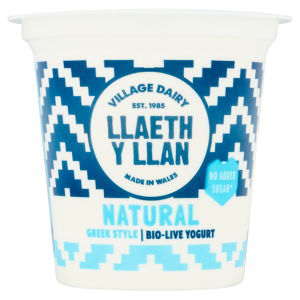 Llaeth y Llan Natural Greek Style Bio-Live Yogurt 125g