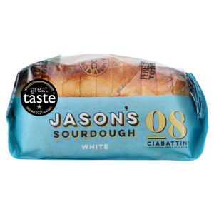 Jason's Recipe No 08 White Sourdough Ciabattin Bread 580g
