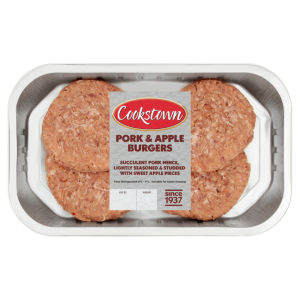 Pork & Apple Burgers 420g