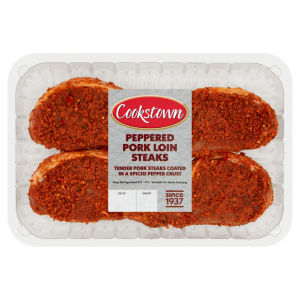 Peppered Pork Loin Steaks 400g
