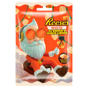 Peanut Butter Miniatures White DJ Santa Lights 70g