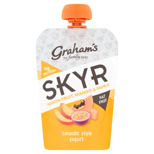Graham's Skyr Passion Fruit, Mango & Papaya Yogurt